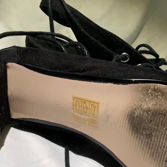 Lace up 2 inch heels. - Picture 3 of 4